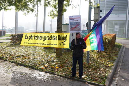 Protest AIRTEC Messe Nord