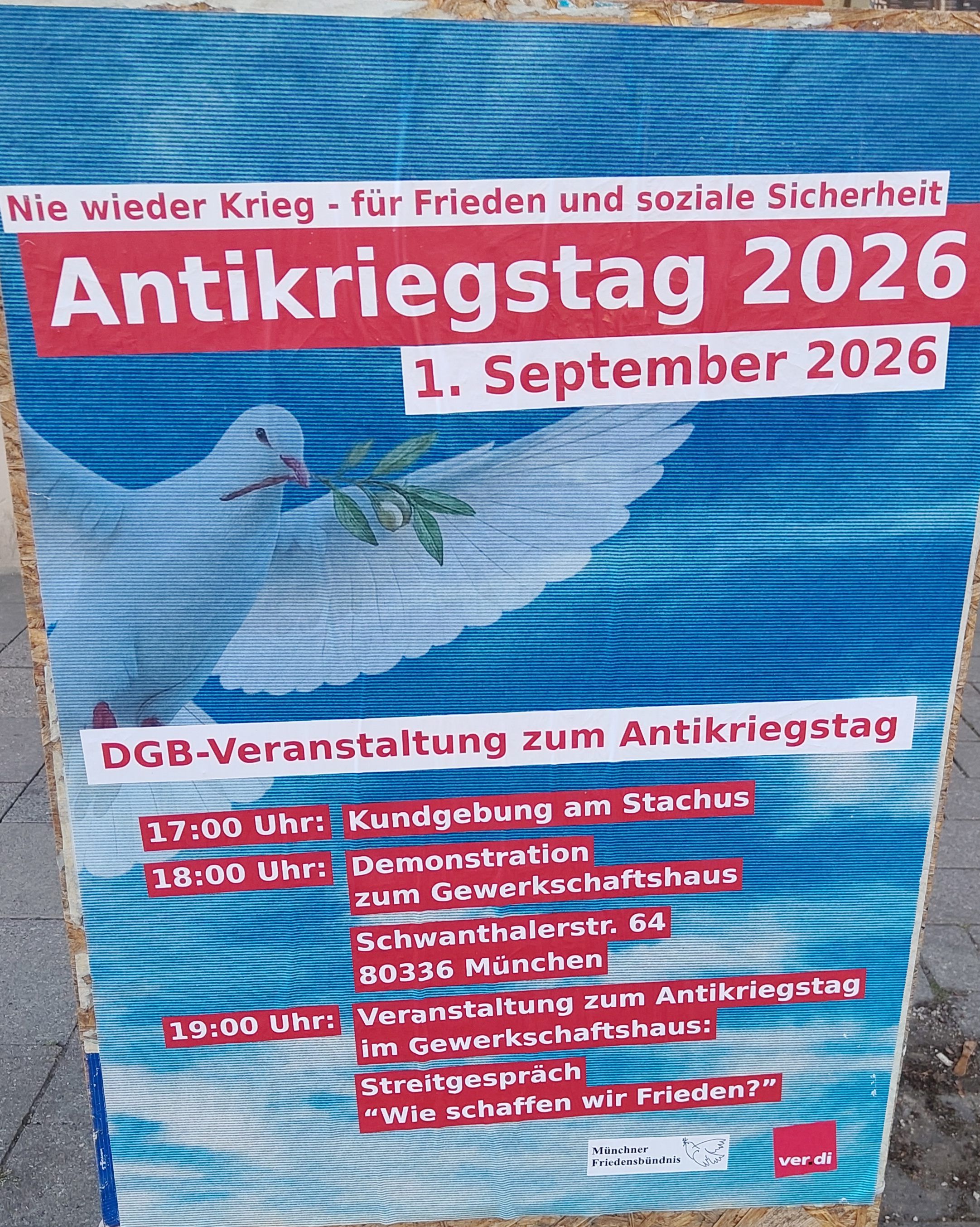 Antikriegstag 2026